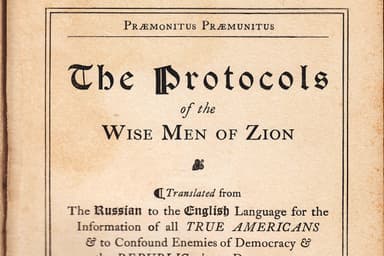 The Many Lives of “The Protocols of the Elders of Zion”